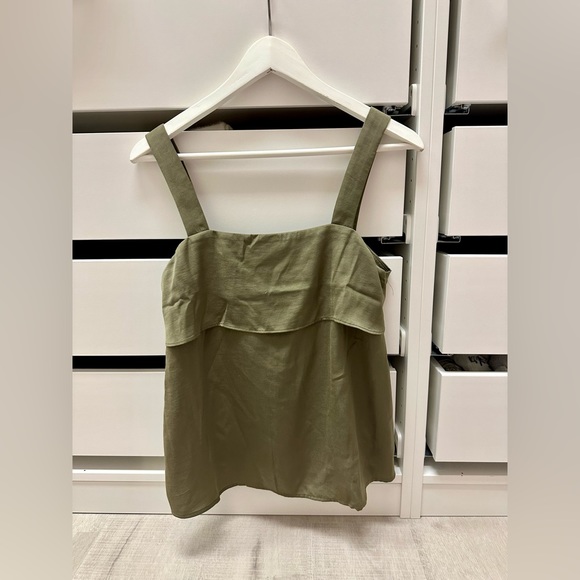 NWT Banana Republic Women's Tank Top Army Green XXS - Picture 2 of 4
